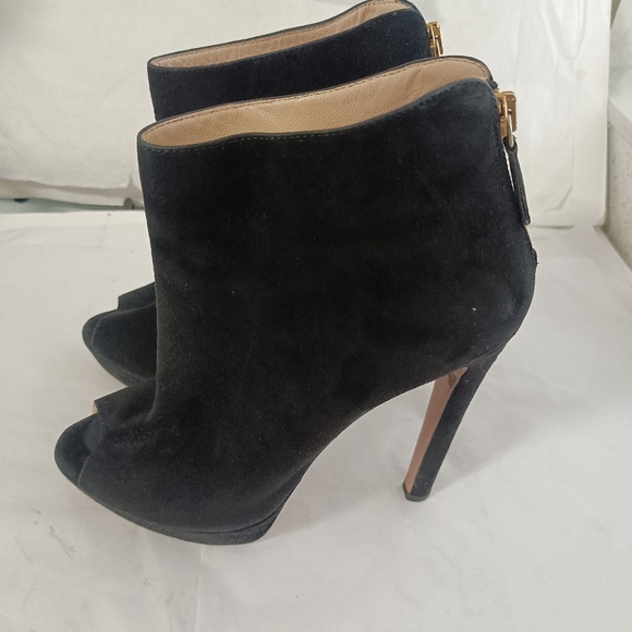 Prada Black suede  Boots ankle size 37 - Picture 12 of 15